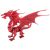 METAL EARTH RED DRAGON (3φ)